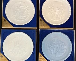 Fenton Milk Glass Plates