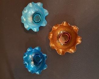 Colony Waffle Glass Dessert Bowls