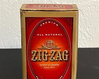 Zig Zag metal tin box