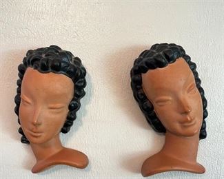 Art Deco Wall Masks