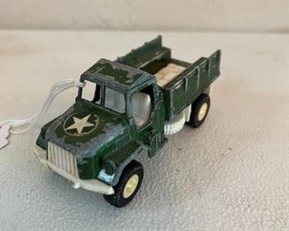 Vintage Tootsie Toy Army Truck "as is"