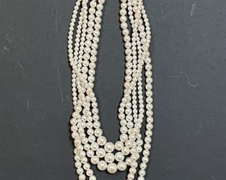 Vintage Sarah Coventry 5 strand necklace