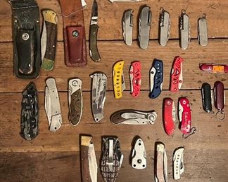 Buck, Schrader, Sheffield, Swiss, Winchester,