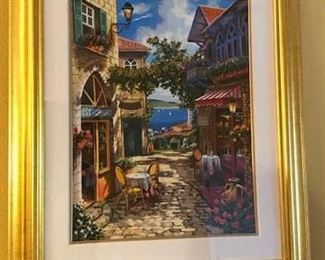 $140 USD     Anatoly Metlan "Bistro Amy" Framed Serigraph on Paper COA Included VR49-10880     Description : Anatoly Metlan was born in Yalta in 1964. From a young age he showed artistic abilities therefore he went to art school, and later on studied at the Krivoi Rog University in the Ukraine. During his schooling he began to show his art in exhibitions, and in 1989 he was accepted into the National Artists Guild in the Ukraine. Furthermore, after the collapse of the USSR, Metlan and his family moved to Israel in 1991 where he still lives today. Metlan’s art is inspired by traveling and the cultural experiences he gains through these trips. His most famous works include landscape paintings of the Mediterranean and paintings of dancers from Spanish-speaking cultures all done in vivid rich colors.

Item Number : 49-10880

Category : Art & Wall

Brand : None

Attributes

Condition Desc. : Kept behind Professionally framed glass and in very good condition. Please refer to photos for a mor