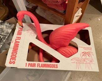 Vintage flamingoes 