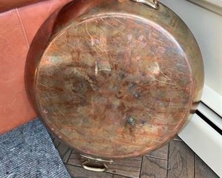 Copper paella pan  