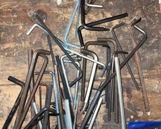 Assortment of hex keys