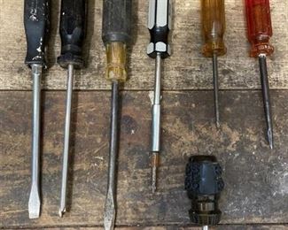Assortment of screwdrivers