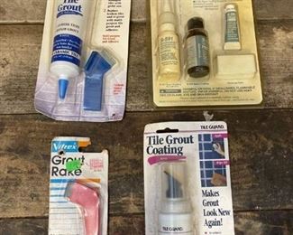 Tile and grout items