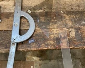 Craftsman protractor 1719c T-square and 45 guide