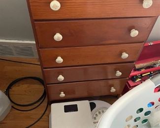 . . . a cute pine chest of drawers