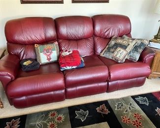 . . . nice Lazy Boy leather couch