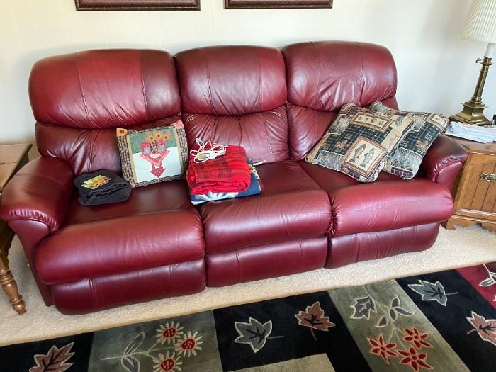 . . . nice Lazy Boy leather couch