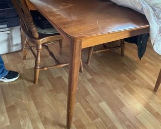 . . . mid-century dining table