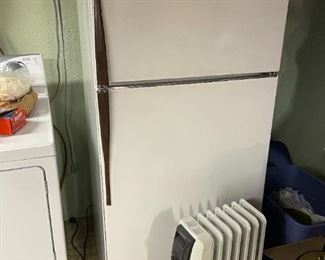 . . . fridge and heater in forefront