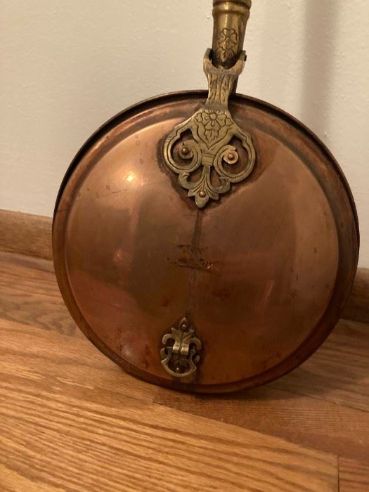 Antique Copper Bed Warmer