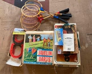 Vintage Board And Yard Games