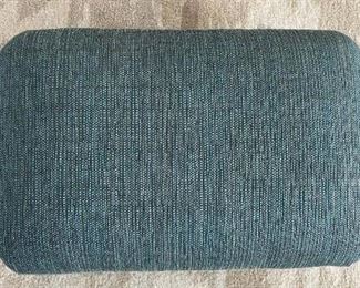 Small Footrest Upholstered in Zoffany Harlequin Bakari Weave. Measures 18" W x 11" D x 12" H. Photo 2 of 4. 