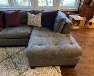 Arhaus 3-Piece Sofa Sectional. Overall Measurement 136" W x 92" D.  Left Chaise Measures 37" W x 62" D
Middle Section Measures: 60" W x 36" D, Right Chaise Measures 37" W x 92" D. Photo 3 of 4. 