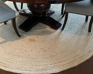 100" D Round Woven Natural Fiber Rug. Photo 1 of 2. 