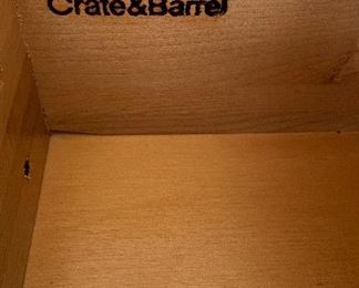 Crate & Barrel Mahogany Chest of Drawers. Measures 50" W x 21" D x 36" H. Photo 3 of 4. 