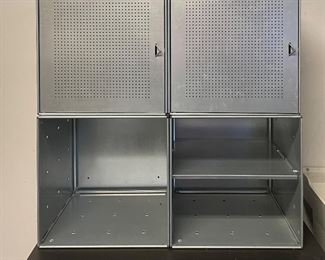 Container Store Metal Cubbies. 