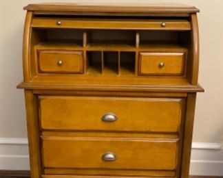 Roll-Top Desk / Chest of Drawers. Measures 33” x 19” D x 46” H. Photo 1 of 2. 