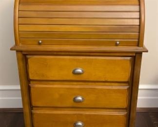 Roll-Top Desk / Chest of Drawers. Measures 33” x 19” D x 46” H. Photo 2 of 2. 