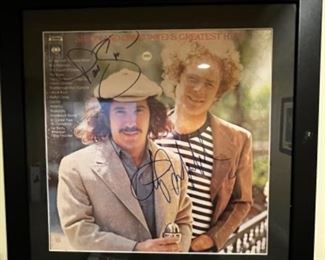 Signed Simon and Garfunkel LP 