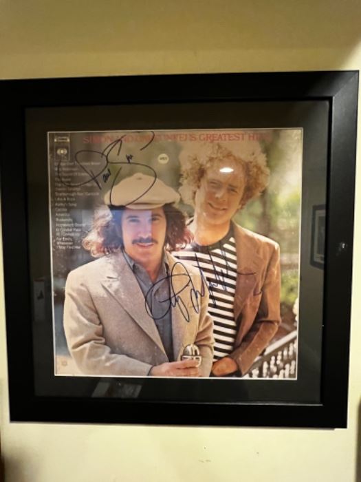 Signed Simon and Garfunkel LP 
