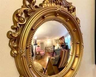 $80. Vintage Gold Federal Syroco American Eagle Convex Mirror, Replica. Resin material. No one will know. :) 15 x 21.