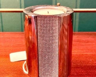$50. Swarovski Tea Light.