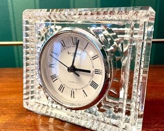 $50. Square Block Waterford Clock.