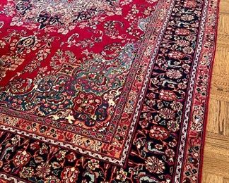 $2900. Hand Knotted Wool Rug by Heritage Unlimited. Circa 1970s. 9 x 13.  