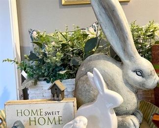 Spring’s right around the corner. Shop bunnies, birds, and other beauties at the sale. Lots of holiday! 