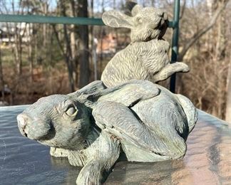 Loads of outdoor decor for all our Peter Cottontail fans. Come check them out at the sale!