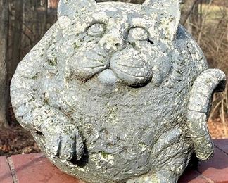 $50. Round Cat. The purrrrfect outdoor decor. 46” circumference. 14” height.