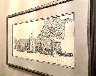 $60. Clayton City Hall by Jeanne Kennedy. 29.5 x 18.