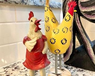 Look at all those chickens! Shop them at the sale!