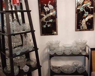 Art, Cut Glass & Crystal. Display Shelving