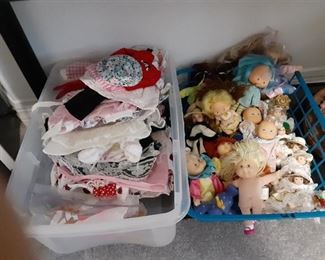 Doll Clothes & Mini Dolls including Cabbage Patch