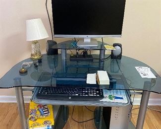 Computer station, hard drive, 2018