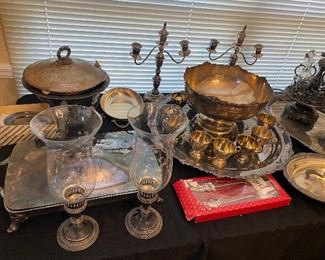 Miscellaneous silver plated items