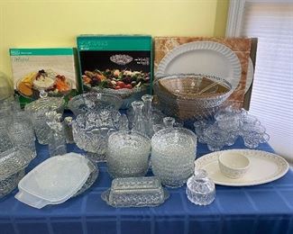 Wexford collection with punch bowl and cups