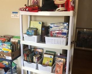 vintage UGA stuff,  vintage Dick and Jane and school books, vintage children's books and puzzles