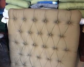 large tufted ottoman, patio chair pads