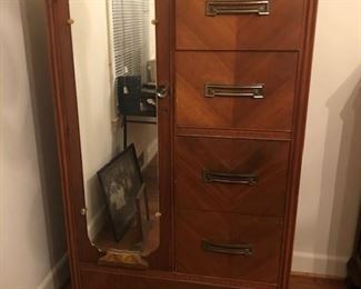 Lovely art deco waterfall wardrobe