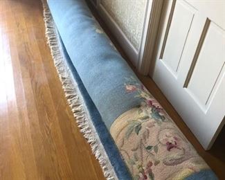 beautiful large rug,  professionally cleaned