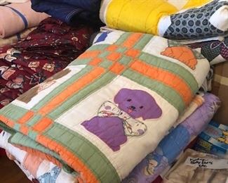 vintage and handmade quilts