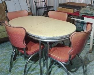 retro kitchen table and chairs 